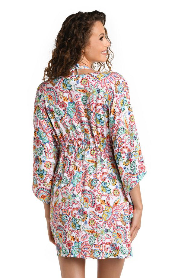 La Blanca Gypsy Soul V-Neck Caftan Cover Up - FINAL SALE