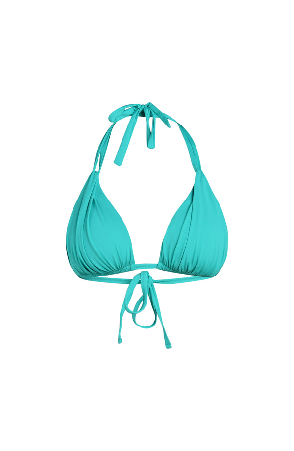 La Blanca Island Goddess Halter Triangle Top - Calypso