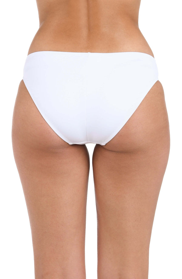 La Blanca Island Goddess Hipster Bottom - White - FINAL SALE
