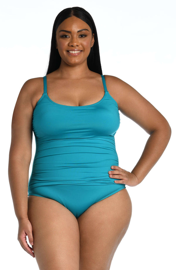 la blanca Island Goddess Lingerie One Piece - Turquoise - FINAL SALE