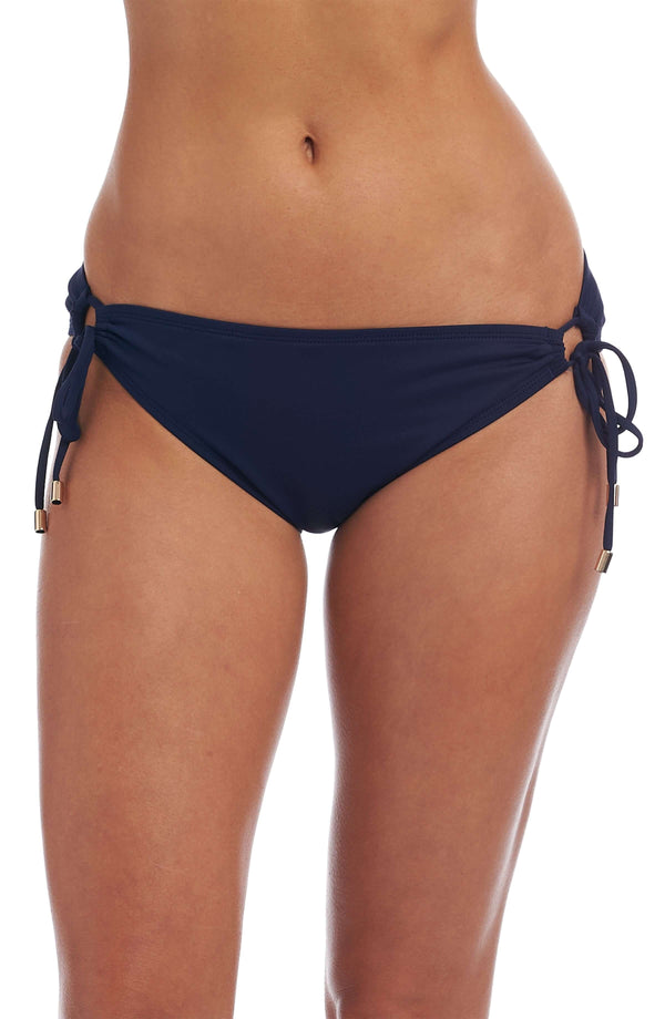 la blanca Island Goddess Side Tie Hipster Bottom - Indigo - FINAL SALE