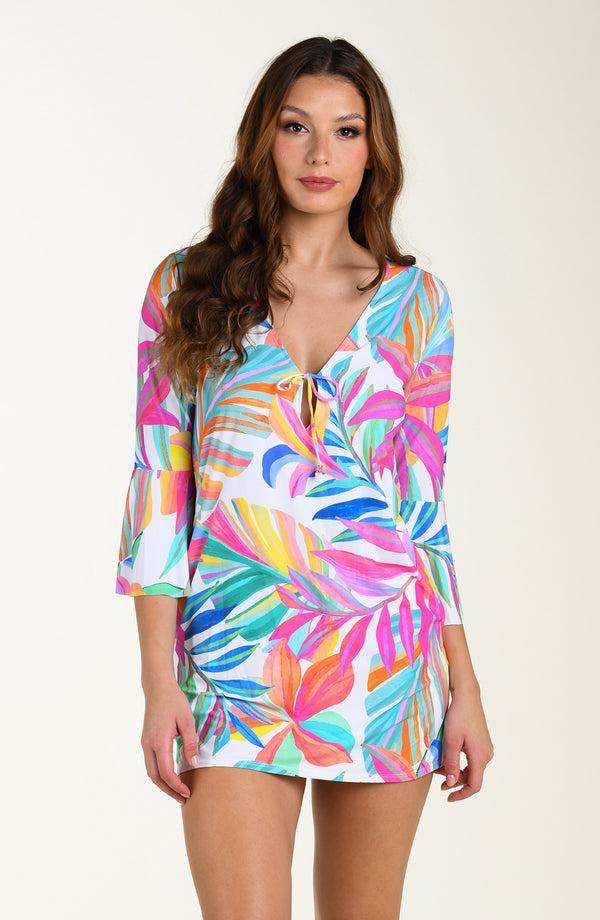 la blanca 24th & Ocean Cordoba Tie Front Dress