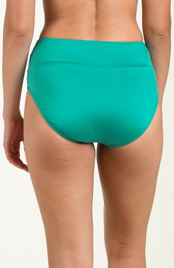 La Blanca 24th & Ocean Solid High Waist Bottom
