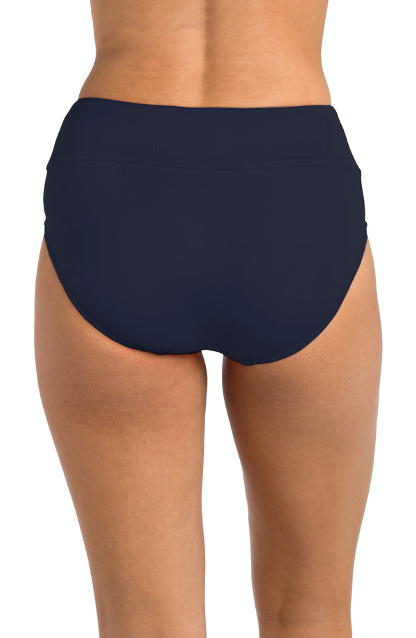 La Blanca 24th & Ocean Solid High Waist Bottom