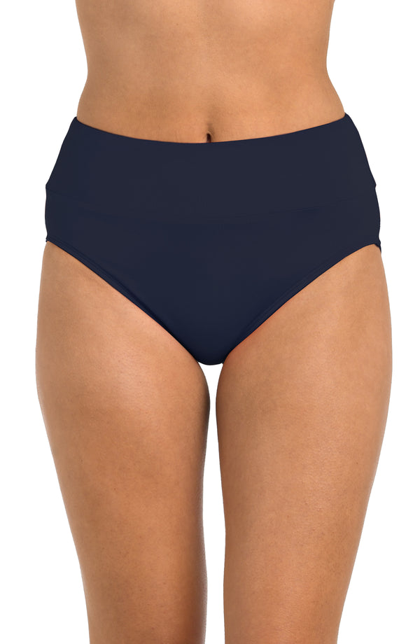 la blanca 24th & Ocean Solid High Waist Bottom