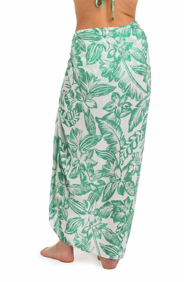 La Blanca Batiki Balinese Pareo Wrap Cover Up