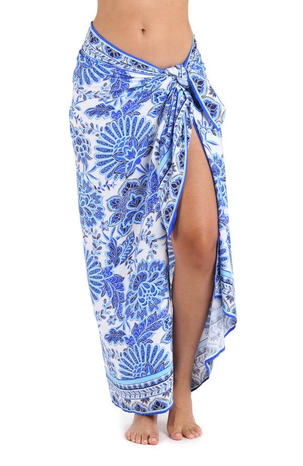 la blanca Beyond The Pacific Pareo Wrap Cover Up