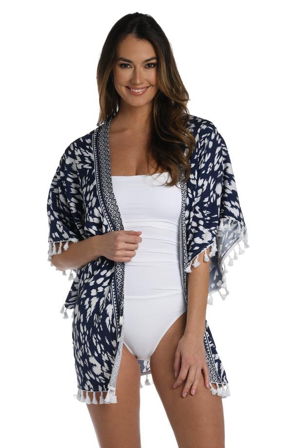 la blanca Changing Tides Kimono - FINAL SALE