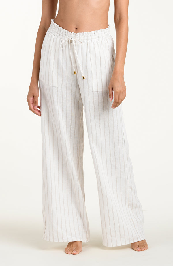 La Blanca Delphine Coast Linen Beach Pant