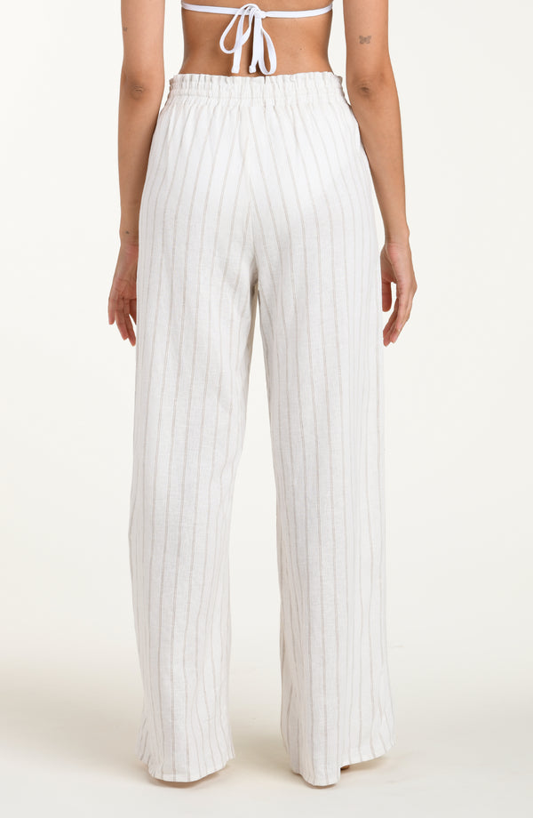 La Blanca Delphine Coast Linen Beach Pant