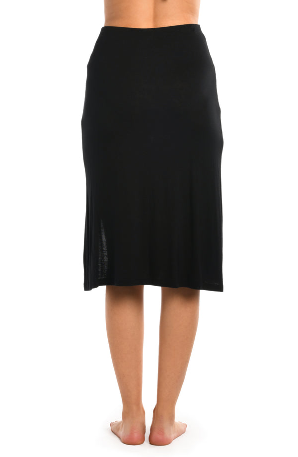 La Blanca Draped Darling Midi Skirt - FINAL SALE