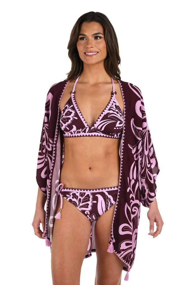 La Blanca Fiji Flora Kimono Cover Up