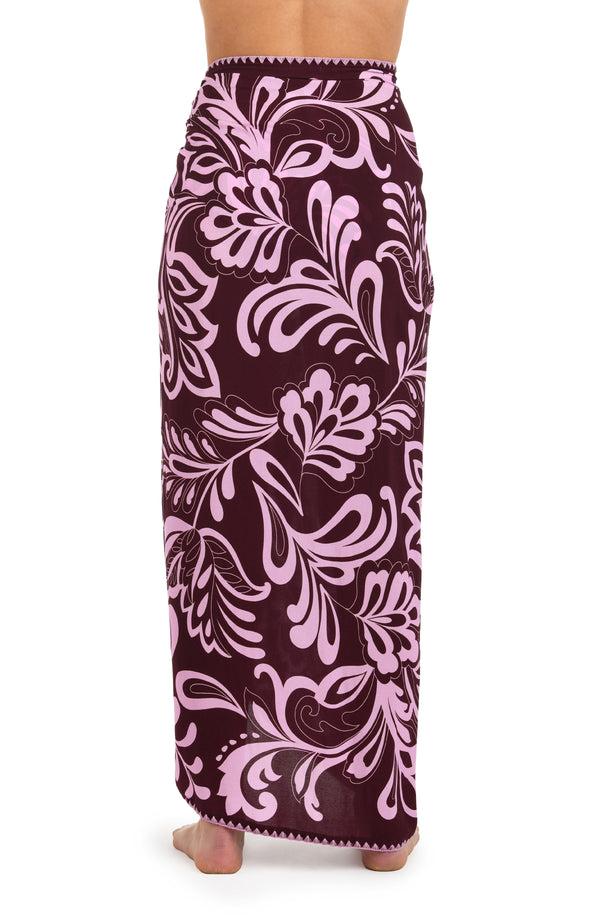 La Blanca Fiji Flora Pareo Wrap Cover Up