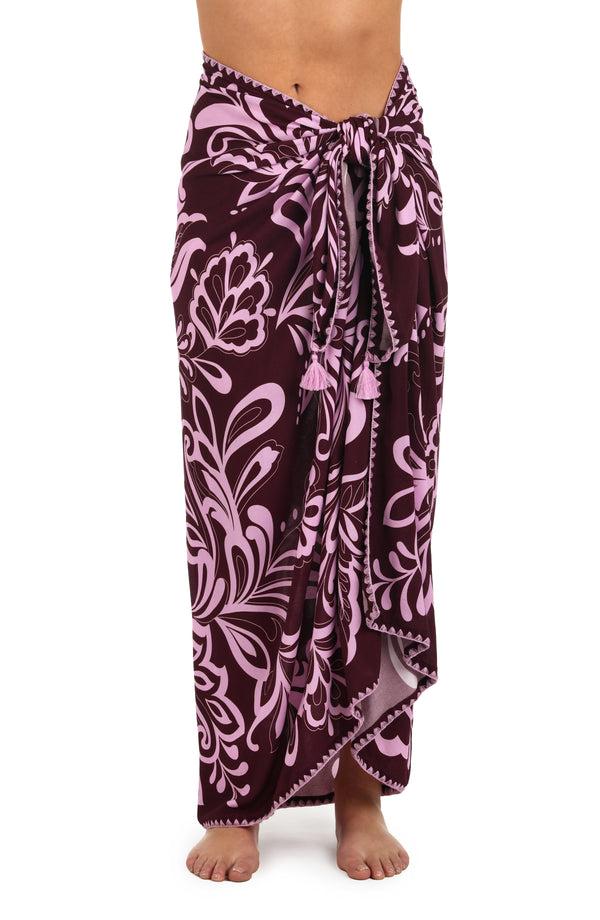La Blanca Fiji Flora Pareo Wrap Cover Up
