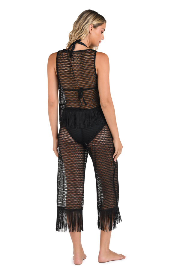 La Blanca Fringed Out Tank Top (Unlined) - FINAL SALE