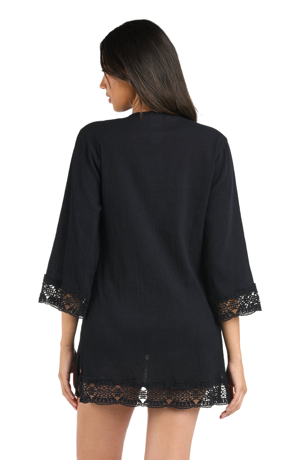 La Blanca Island Fare V-Neck Tunic - FINAL SALE