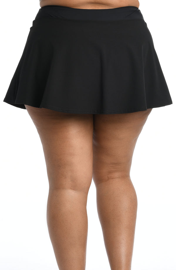 La Blanca Island Goddess Paddle Skirt Bottom - Black