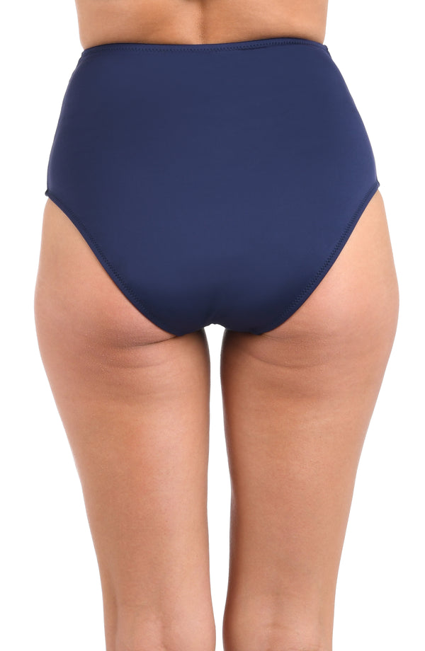 La Blanca LB Luxe Ultra High Waist Bottom - Indigo