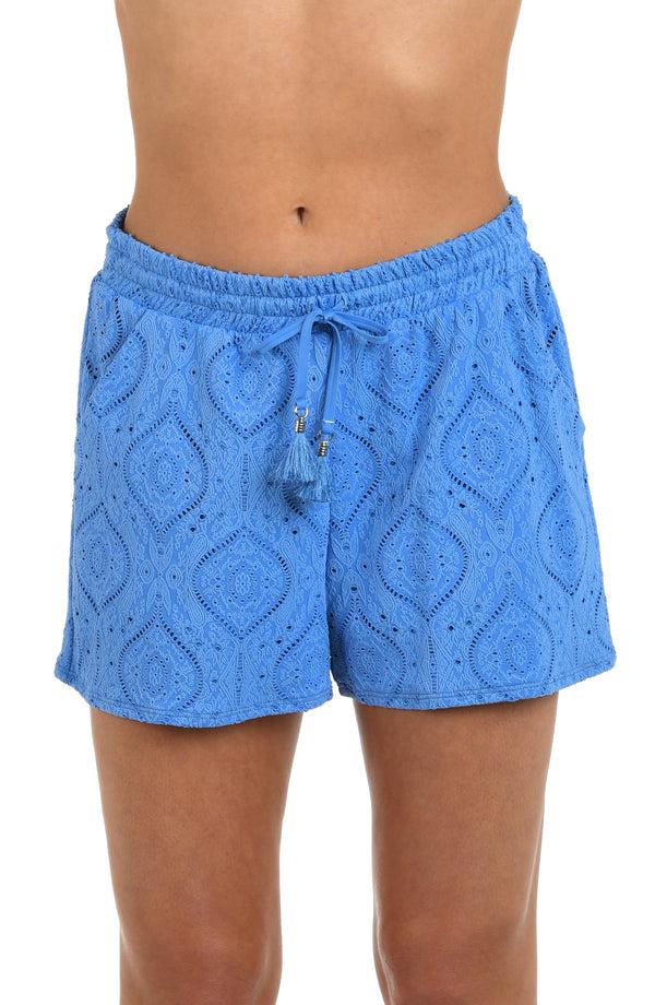 La Blanca Mantra Medallion Beach Shorts