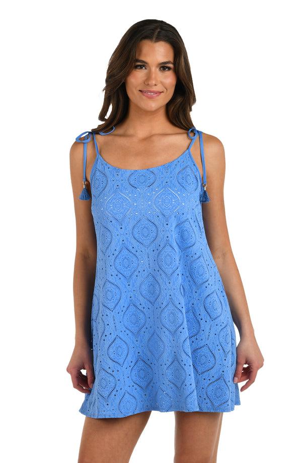 La Blanca Mantra Medallion Tank Dress Cover Up