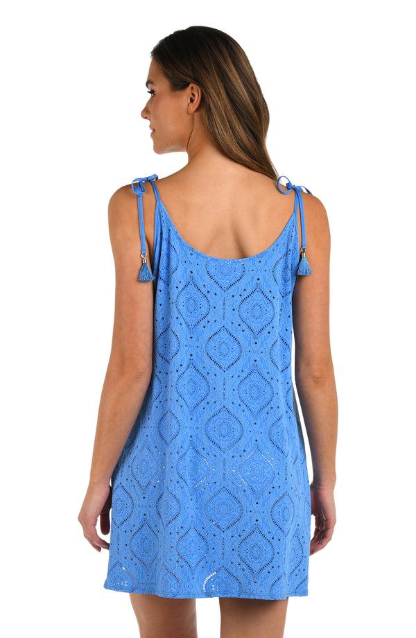 La Blanca Mantra Medallion Tank Dress Cover Up