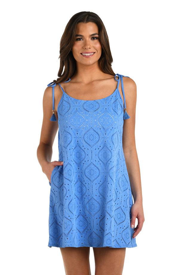 La Blanca Mantra Medallion Tank Dress Cover Up