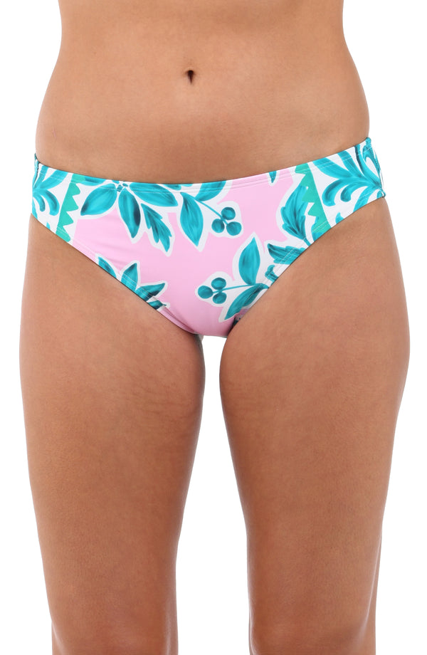 la blanca Opulent Palm Hipster Bottom - FINAL SALE