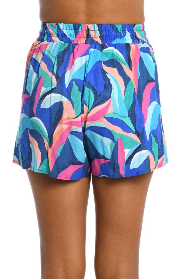 La Blanca Painted Leaves Beach Shorts - FINAL SALE