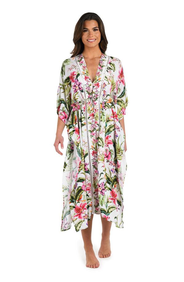 La Blanca Polynesian Paradise Long Kimono