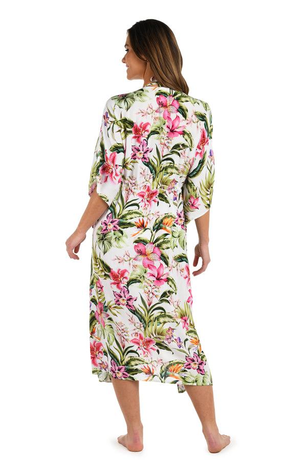 La Blanca Polynesian Paradise Long Kimono