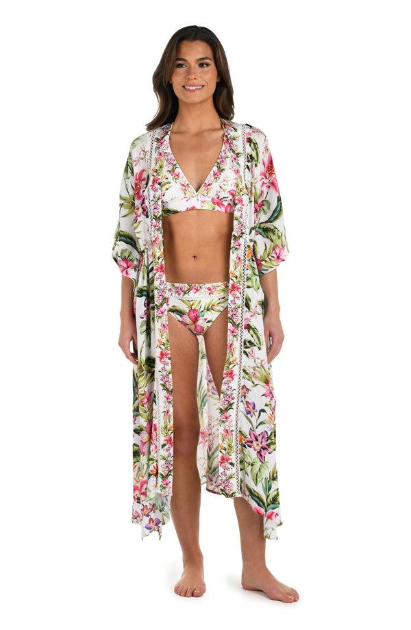 La Blanca Polynesian Paradise Long Kimono