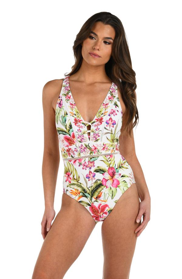 La Blanca Polynesian Paradise Plunge One Piece
