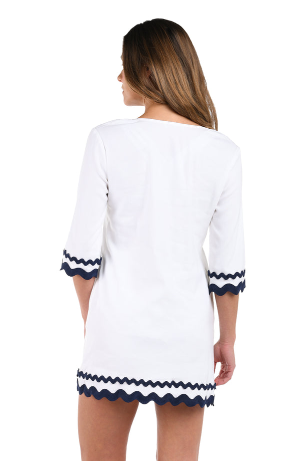 La Blanca Poolside Chic V-Neck Tunic