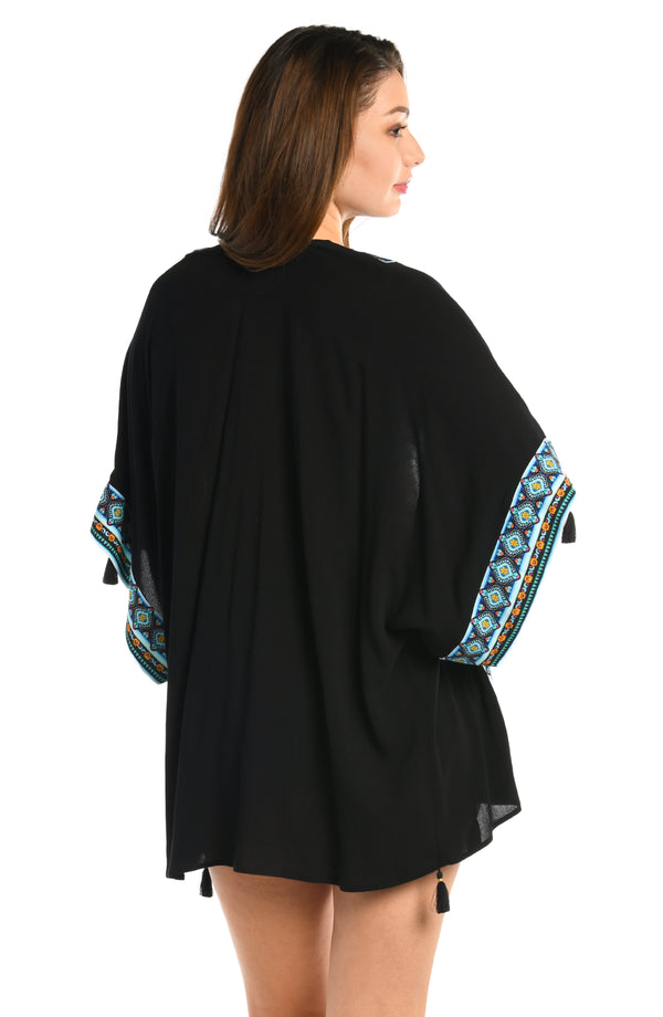 La Blanca Running Wild Kimono Cover Up - FINAL SALE
