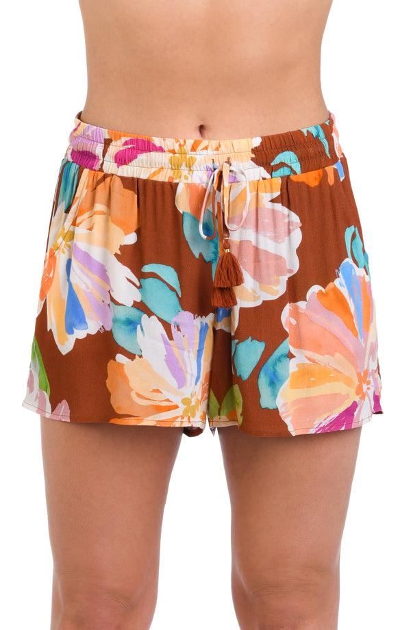 la blanca Saharan Sands Beach Shorts - FINAL SALE