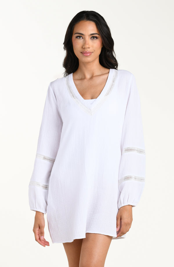 La Blanca Seaside Covers V-Neck Tunic