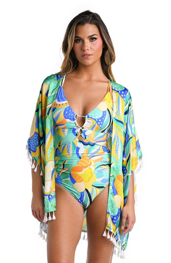 la blanca Sun In Sicily Kimono Cover Up - FINAL SALE