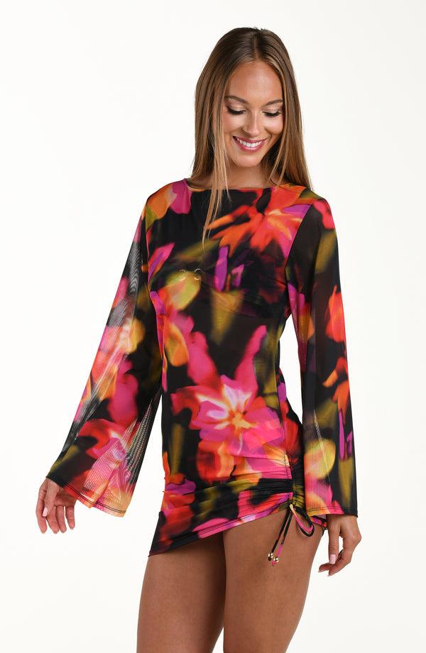 La Blanca Sunshine 79 Floressence Scoop-Neck Tunic