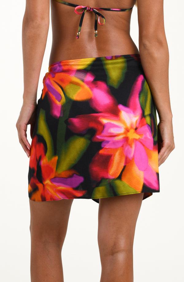 La Blanca Sunshine 79 Floressence Short Pareo Wrap