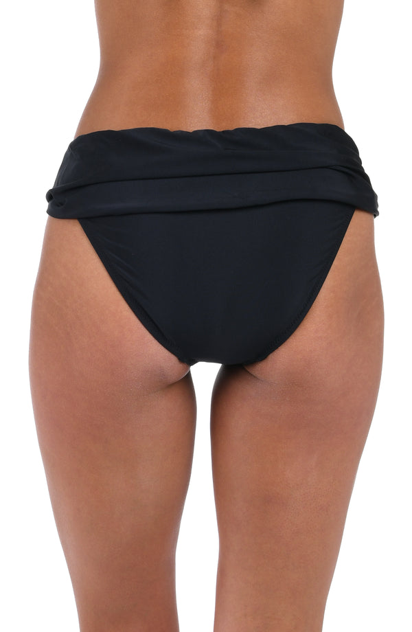 La Blanca Sunshine 79 Sash Hipster Bottom - Black