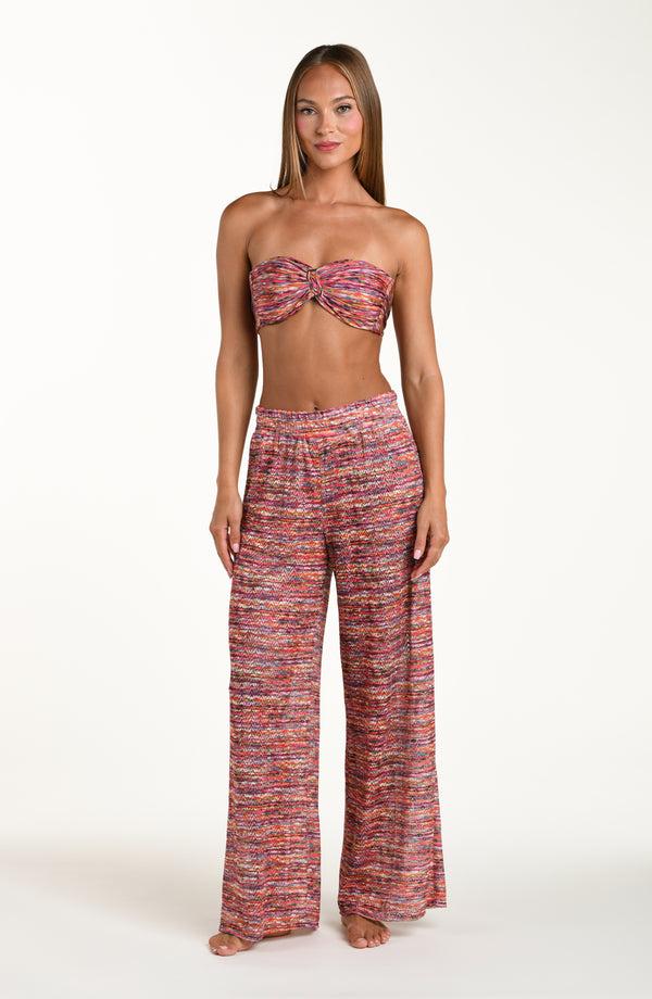 La Blanca Sunshine 79 Shimmer Ripple Beach Pant