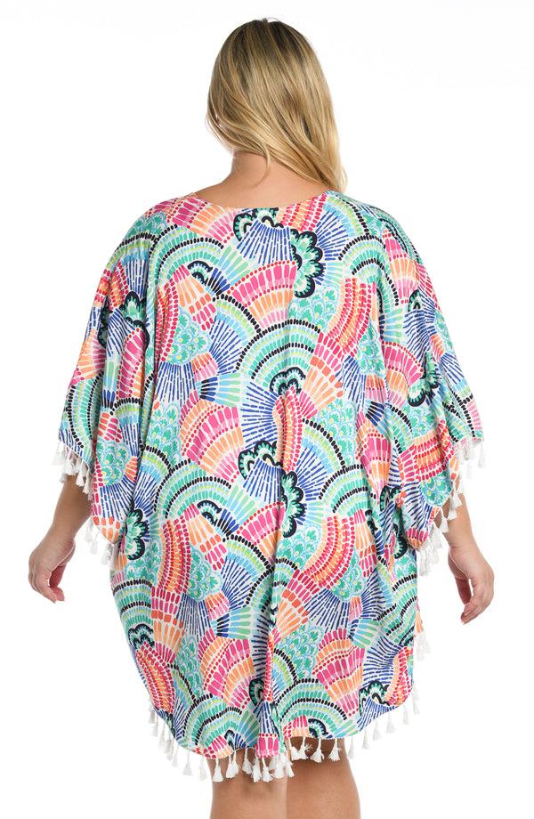 La Blanca Waves Of Color Kimono - FINAL SALE