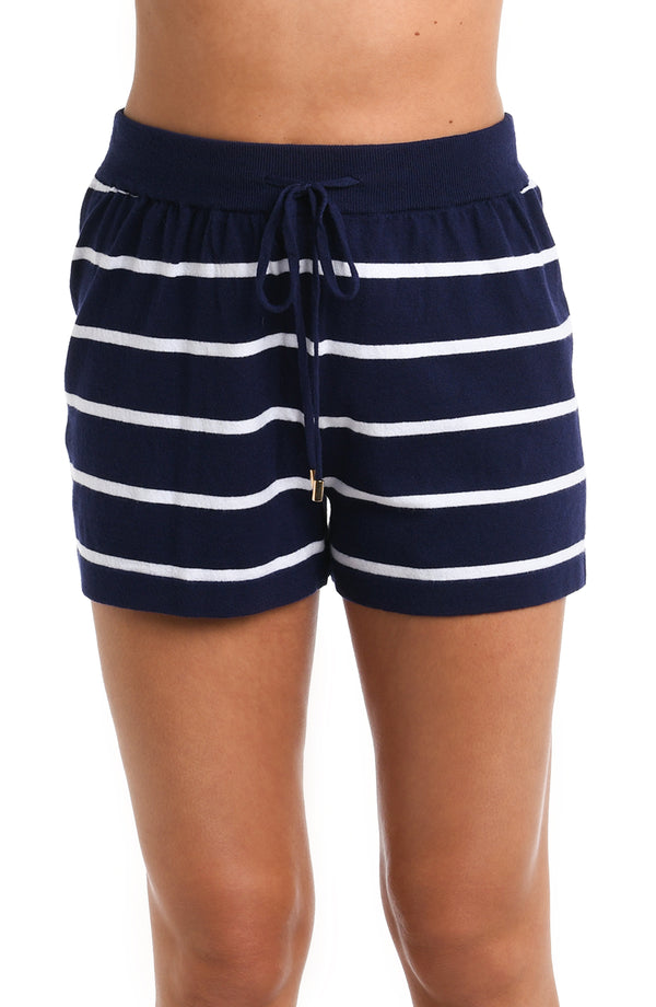 la blanca Yacht Club Beach Shorts - FINAL SALE