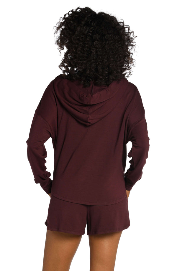 La Blanca Living In Leisure French Terry Knit Hoodie - FINAL SALE