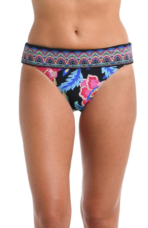 la blanca Midnight Magic Banded Hipster Bottom - FINAL SALE