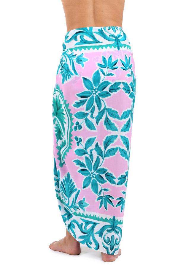 La Blanca Opulent Palm Pareo Wrap Cover Up - FINAL SALE