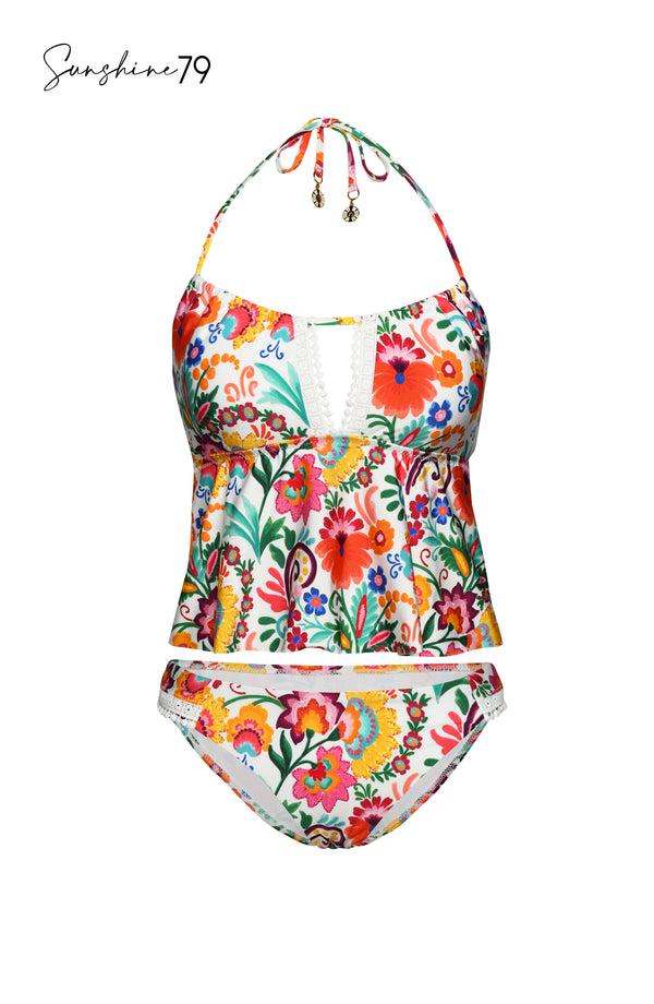 La Blanca Sunshine 79 Bonita Floral French Cut Bikini Bottom - FINAL SALE