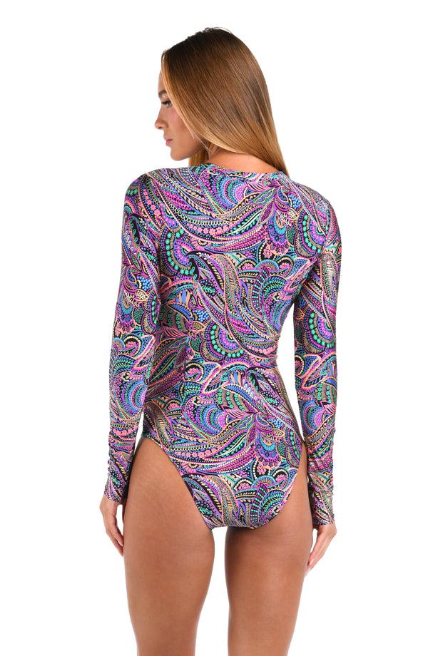 La Blanca Sunshine 79 Disco Dream Paddlesuit One Piece - FINAL SALE