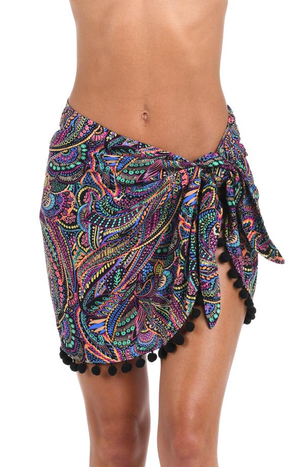 La Blanca Sunshine 79 Disco Dream Short Pareo Wrap - FINAL SALE