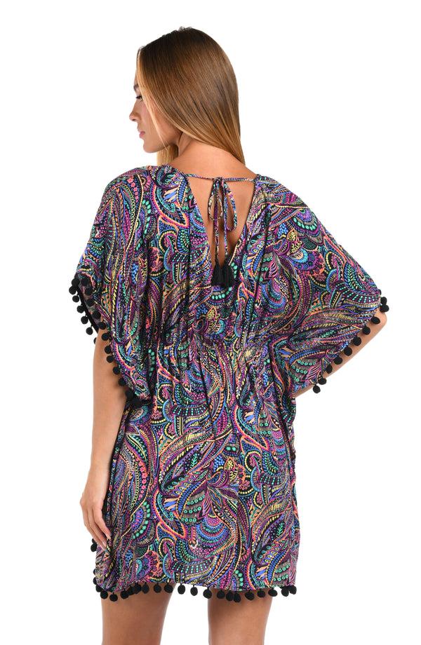 La Blanca Sunshine 79 Disco Dream V-Neck Caftan - FINAL SALE